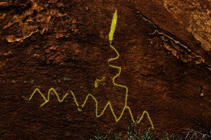 Anasazi Petroglyph Map Enhanced