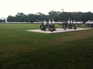 Cadets at Parade Attention Cadets at Parade Attention.